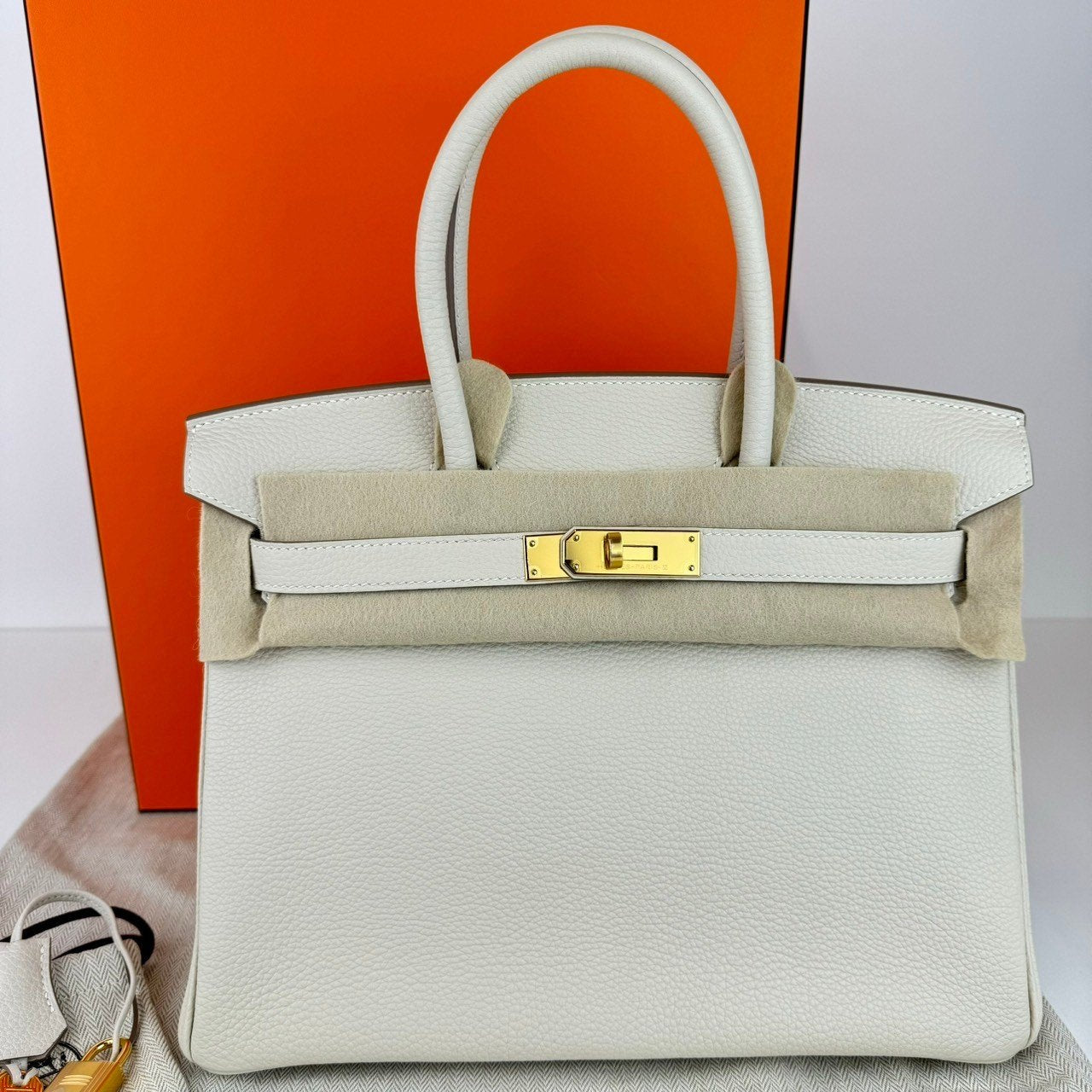 Birkin30 バーキン30 Craie クレ GHW ゴールド金具 Stamp-B B刻印 Togo トゴ