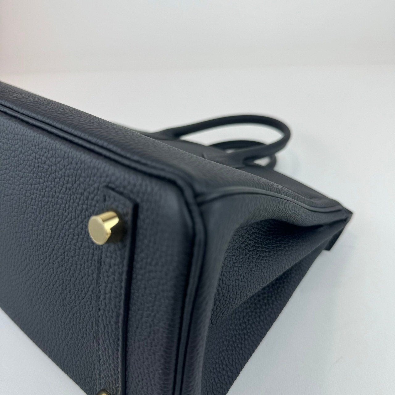 新品未使用 HERMES エルメス Birkin25 バーキン25 Black ブラック Togo トゴ GHW ゴールド金具 B刻
