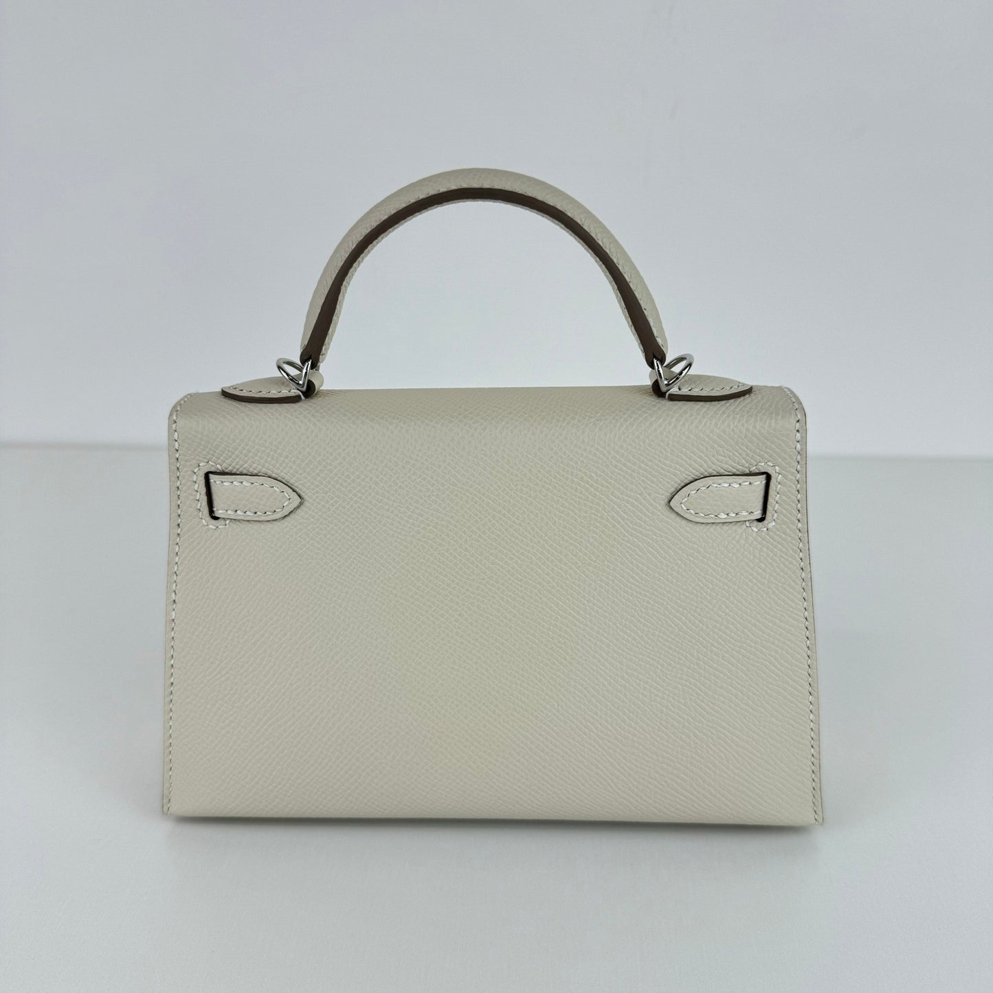 Mini kelly ミニケリー Craie クレ Epsom エプソン electrum hardwear エレクトラム金具 Stamp-W W刻印