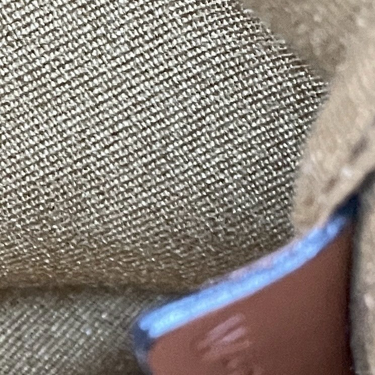 フォルコバックパックミニ トリオンフキャンバス カーフスキン タン