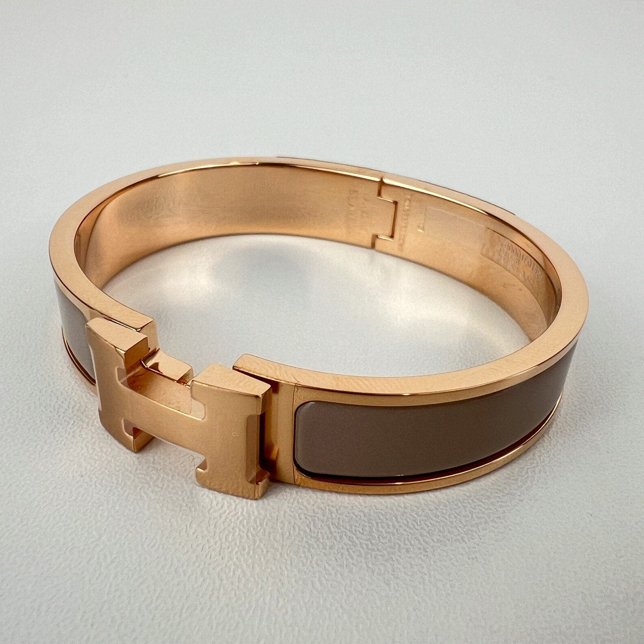 Clic H Bracelet クリックH ブレスレット Rose gold plated ローズゴールドプレーテッド Marron grace マロングラッセ