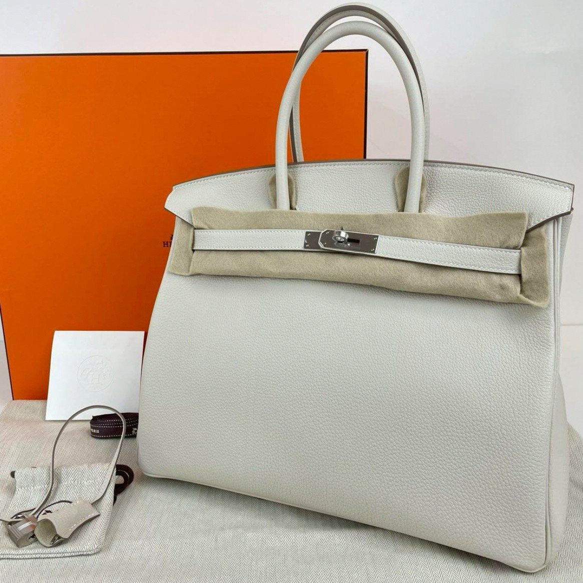 Birkin35 バーキン35 Stamp-K K刻印 Togo トゴ Craie クレ PHW シルバー金具