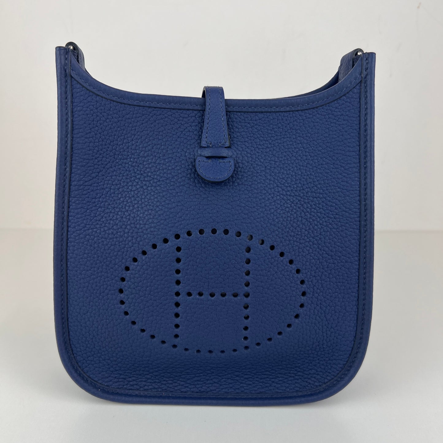 Evelyne TPM エブリンTPM Blue Saphir ブルーサフィール Taurillon Clemence トリヨンクレマンス PHW シルバー金具 Stamp-Z Z刻印