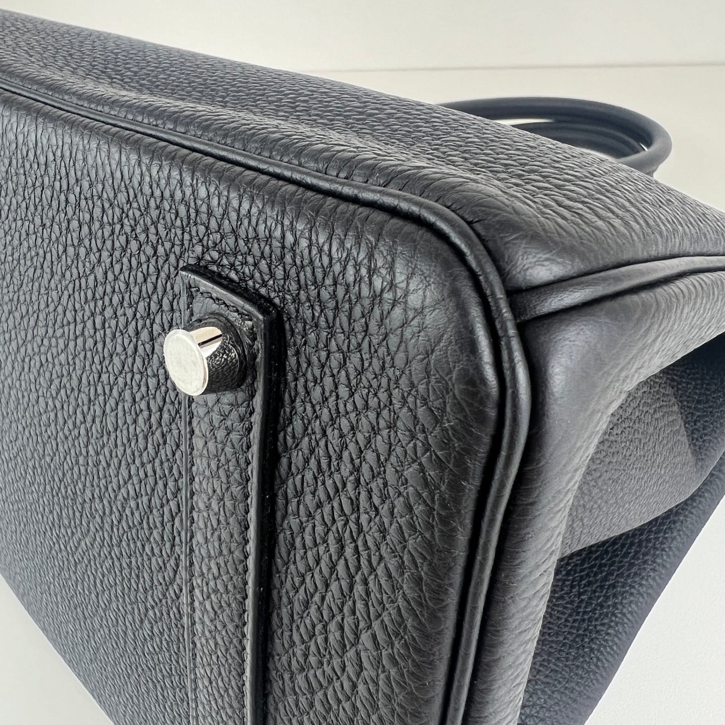 Birkin35 バーキン35 Black ブラック PHW シルバー金具 Stamp-B B刻