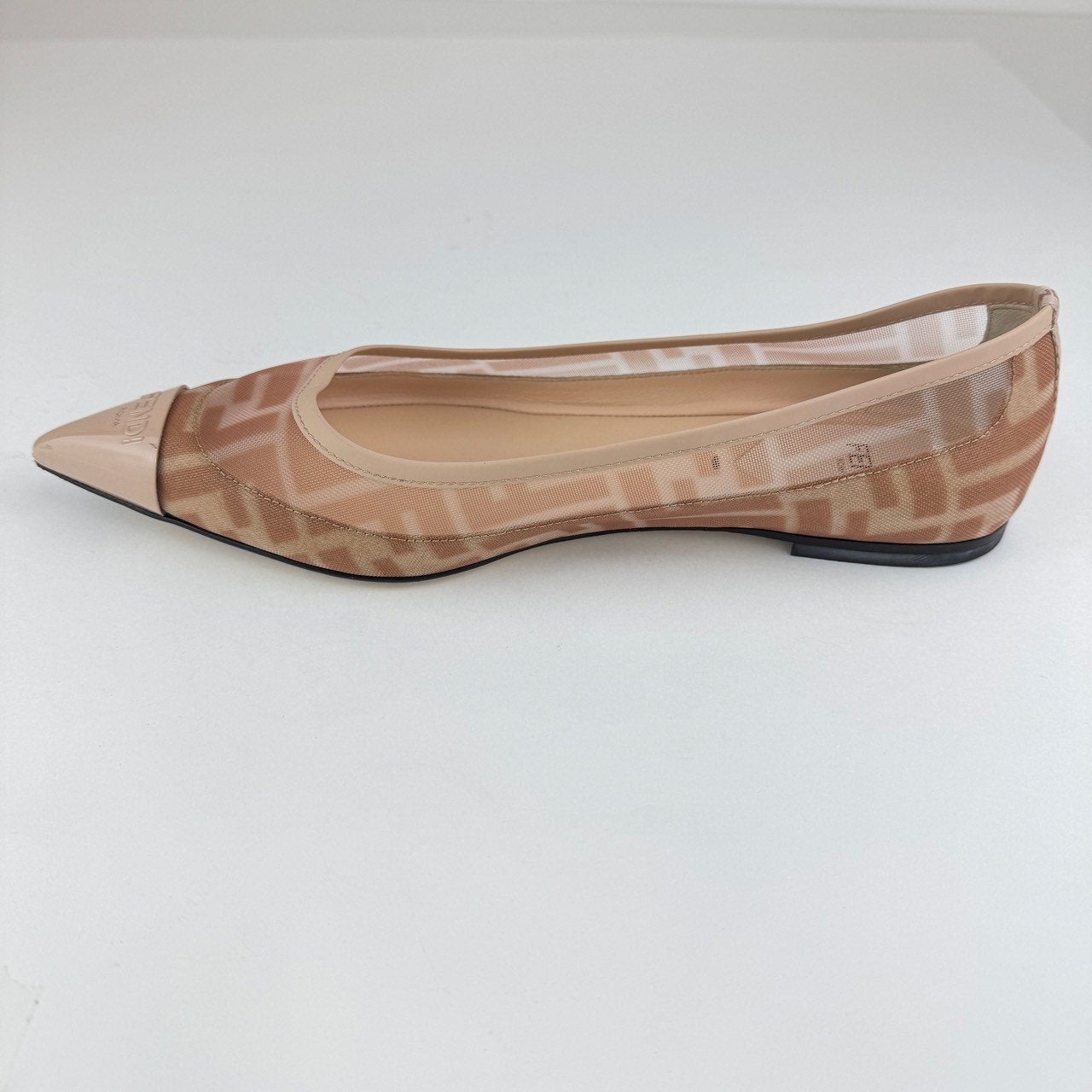 Colibri Pointed Toe Ballerina Flat コリブリ ポインテッドトゥ バレエフラット Pink ピンク ポリアミド カーフレザー ラムレザー サイズ37 24cm