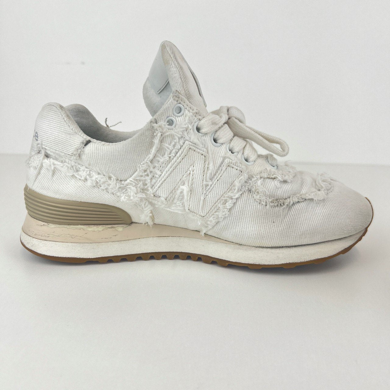 ミュウミュウ ニューバランス Miumiu×New Balance 574 スニーカー ホワイト 574 White ホワイト 34ハーフ