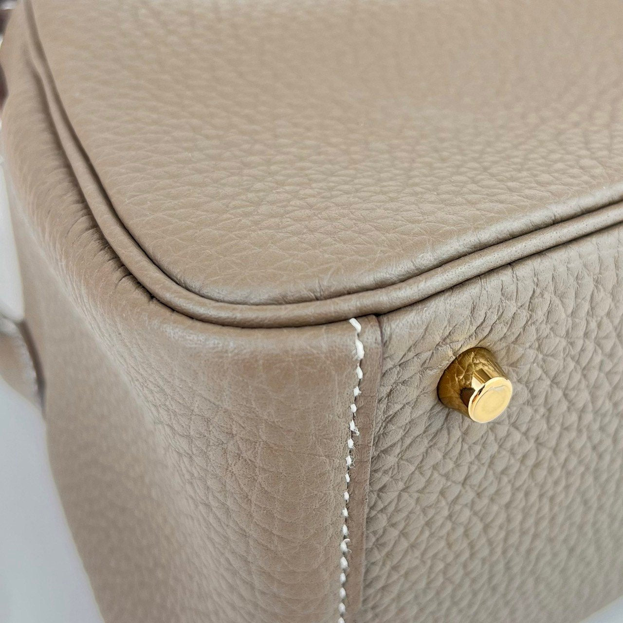 Lindy mini リンディーミニ Etoupe エトープ Taurillon Clemence トリヨンクレマンス GHW ゴールド金具 W刻