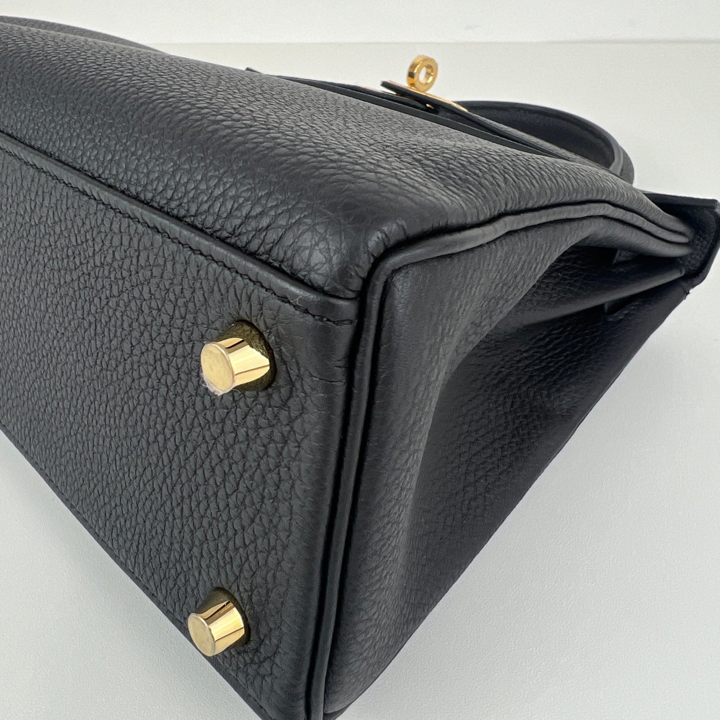 Kelly25 ケリー25 Black ブラック Togo トゴ GHW ゴールド金具 Stamp-W W刻印