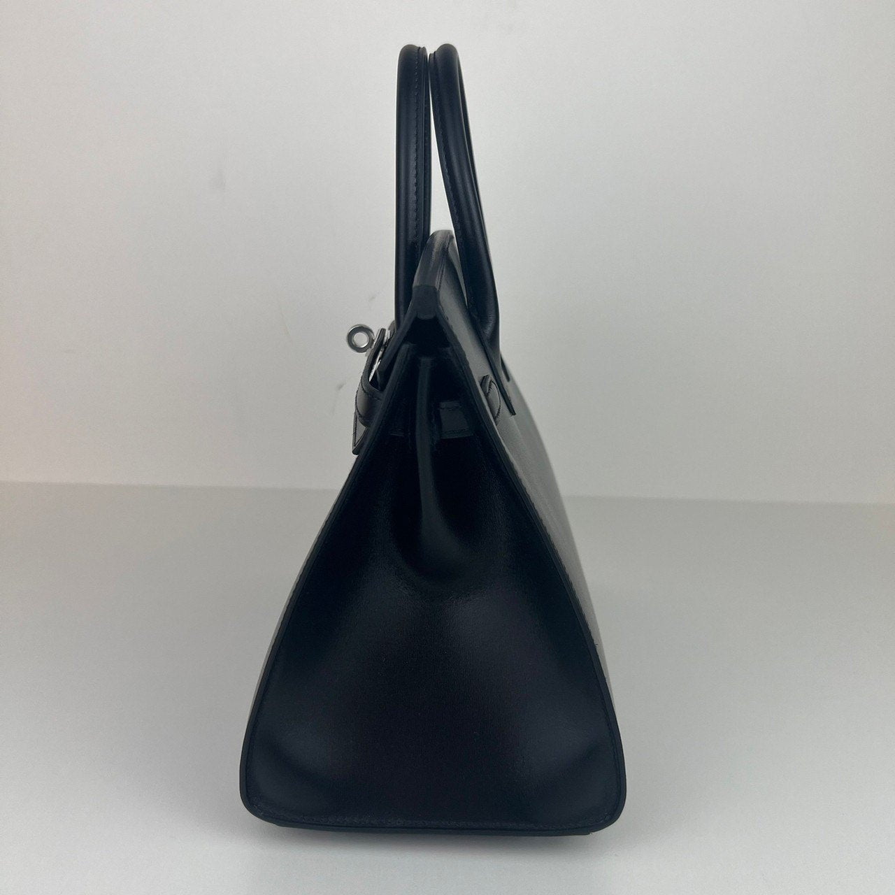 Birkin25 バーキン25 Black ブラック PHW シルバー金具 Box ボックス Stamp-W W刻印