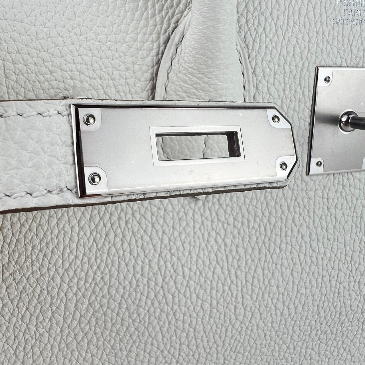 Birkin30 バーキン30 Stamp-B B刻印 Mushroom マッシュルーム PHW シルバー金具 Togo トゴ