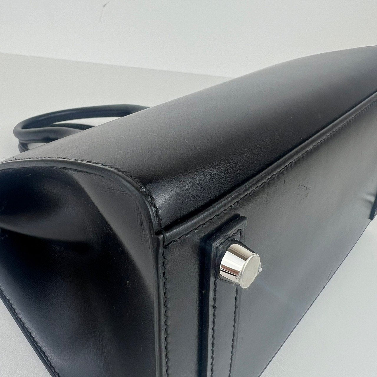 Birkin25 バーキン25 Black ブラック PHW シルバー金具 Box ボックス Stamp-W W刻印