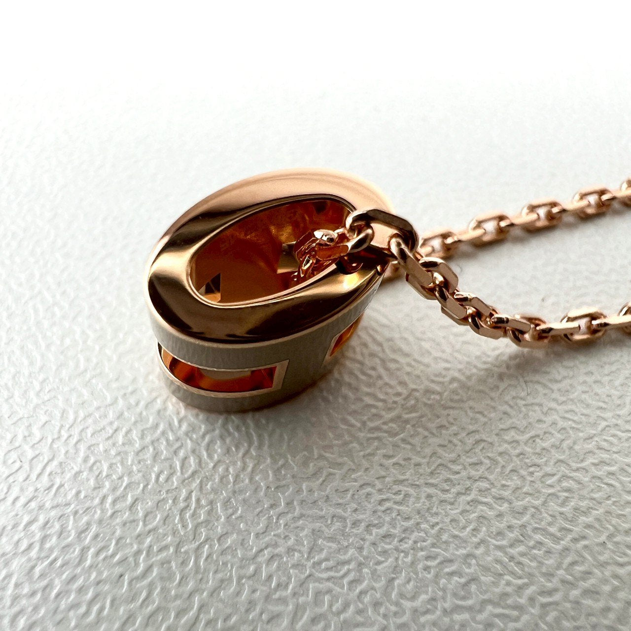 Pendant Mini pop H ミニポップH Marron grace マロングラッセ Rose gold plated ローズゴールドプレーテッド