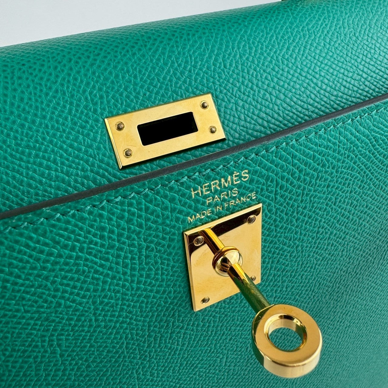 Kelly25 ケリー25 Vert jade ヴェールジェイド GHW ゴールド金具 Stamp-U U刻印 Epsom エプソン