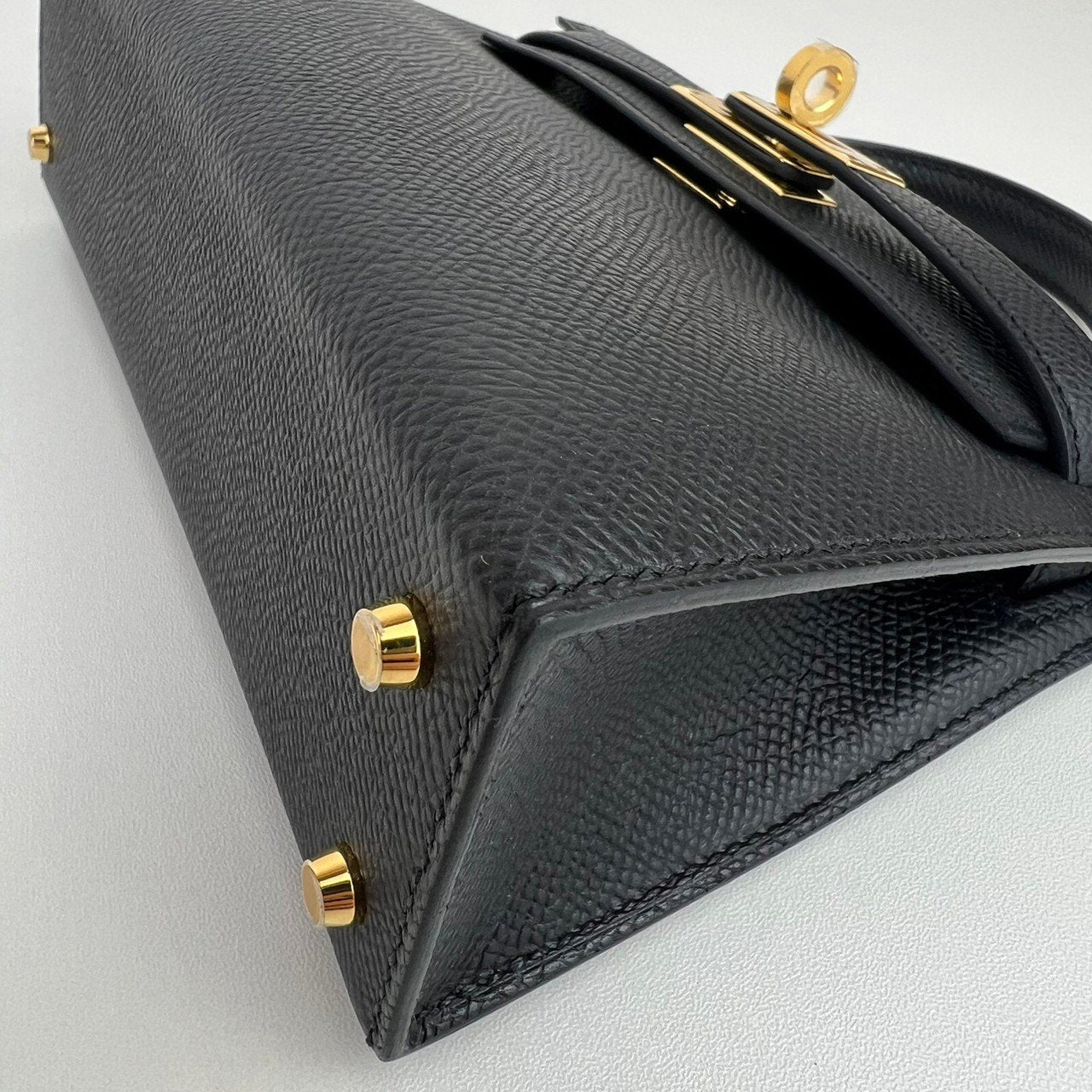 Mini kelly ミニケリー Black ブラック GHW ゴールド金具 W刻印 Epsom エプソン