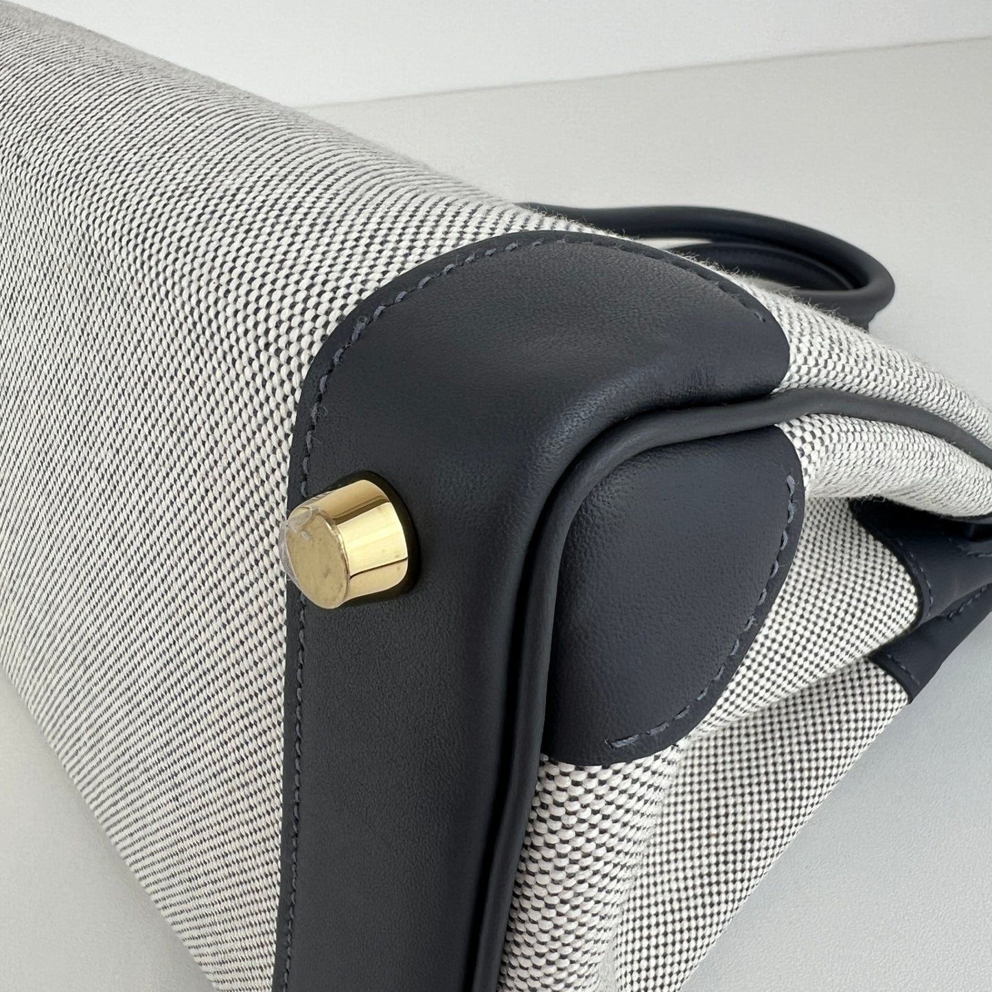Birkin25 バーキン25 Stamp-K K刻印 Toile H/Swift トワルアッシュ/スイフト Gris misty グリミスティ GHW ゴールド金具