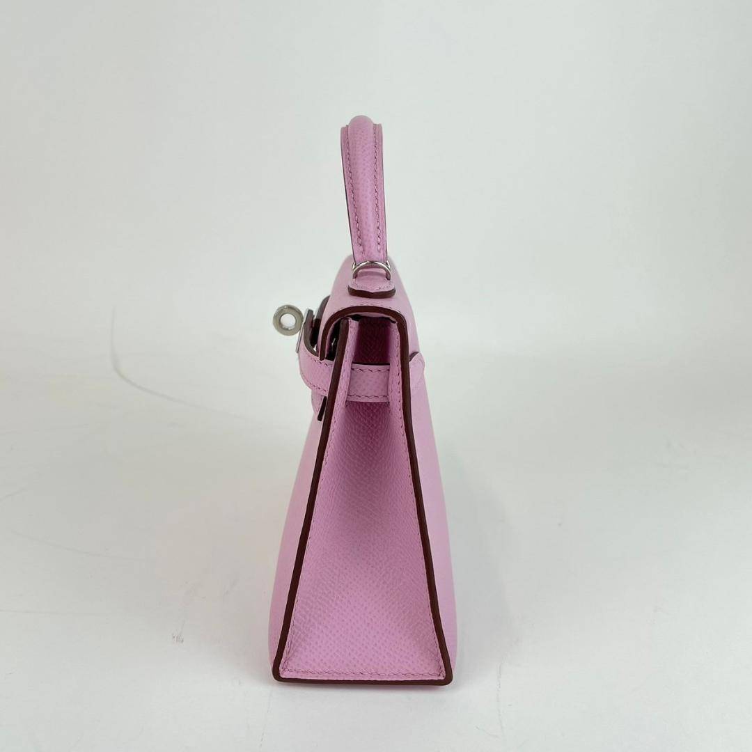 Mini kelly ミニケリー Mauve Sylvestre モーヴシルベストル Epsom エプソン PHW シルバー金具 Z刻
