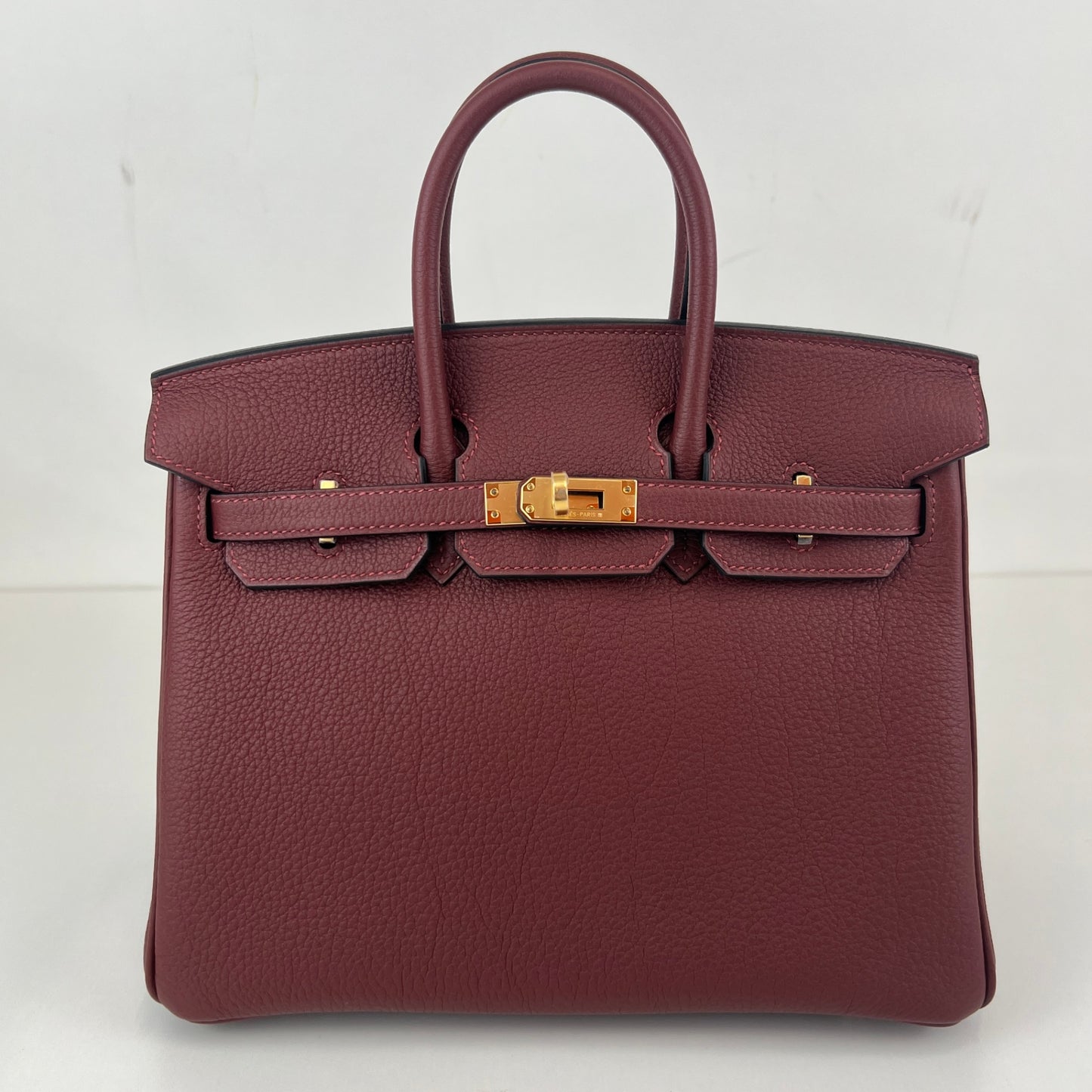 Birkin25 バーキン25 Rouge H ルージュアッシュ YG金具 Stamp-K K刻印 Togo トゴ