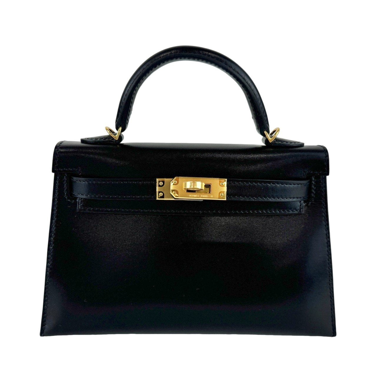 Mini kelly ミニケリー Black ブラック GHW ゴールド金具 Box ボックス Stamp-B B刻印