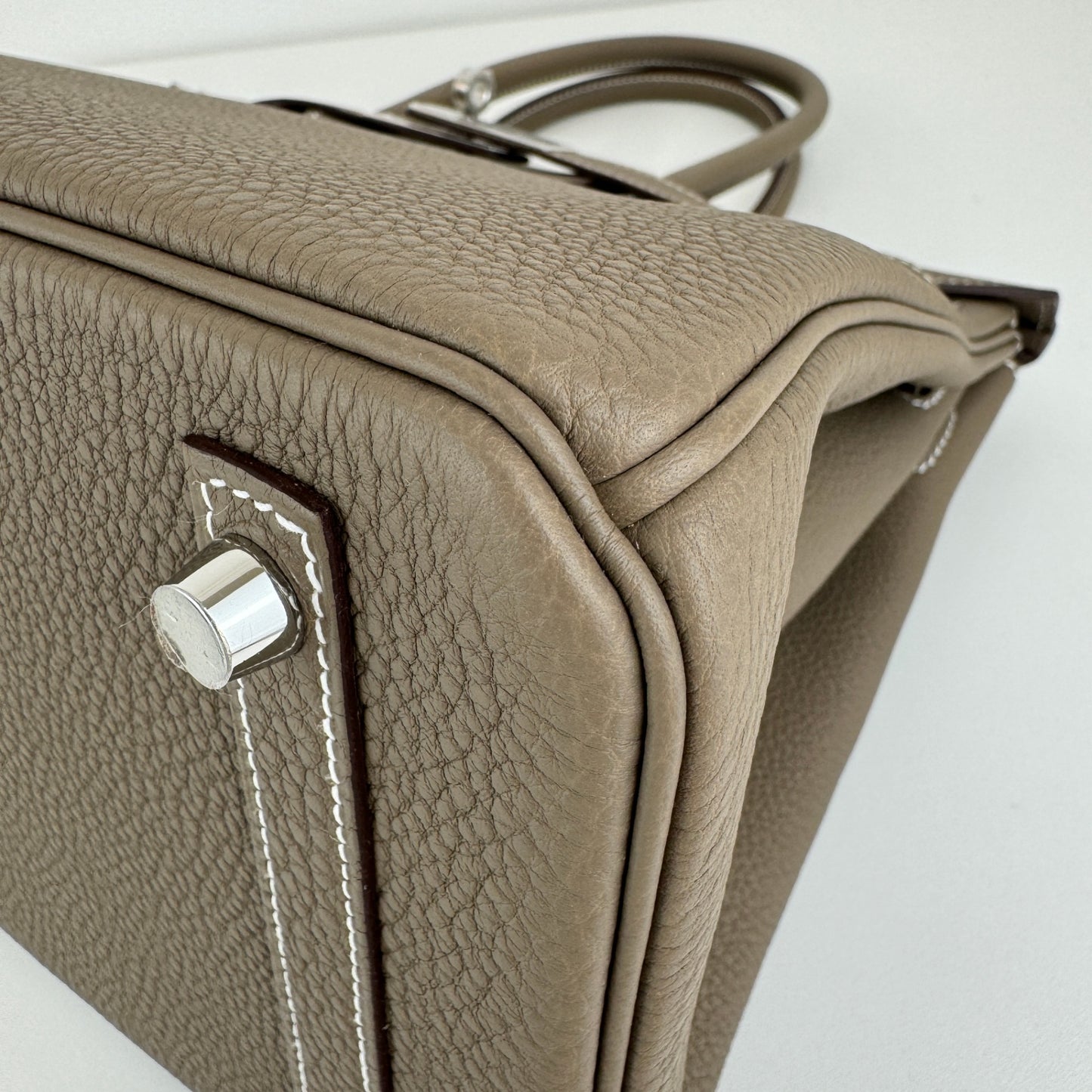 Birkin30 バーキン30 Etoupe エトープ Togo トゴ PHW シルバー金具 Stamp-W W刻印 ハンドバッグ