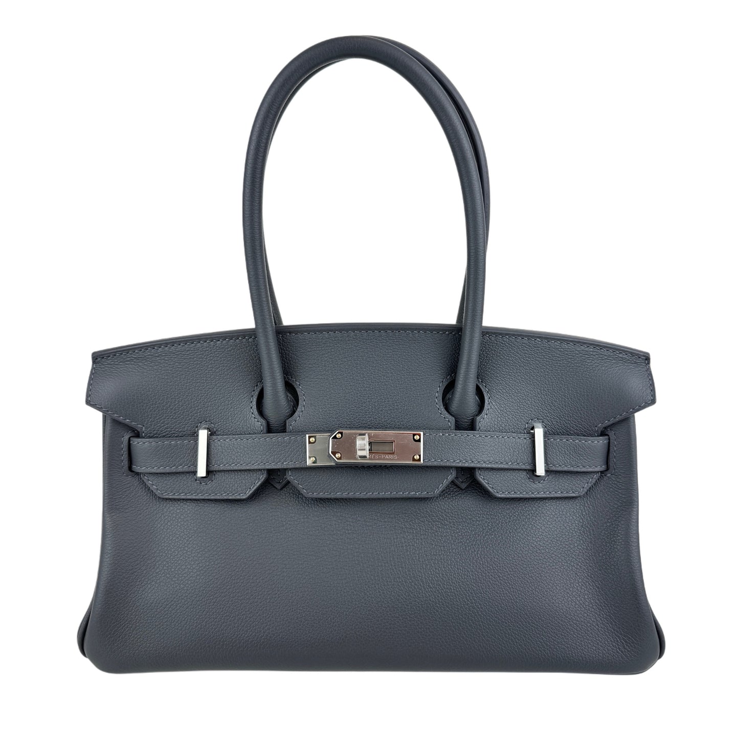 Shoulder Birkin29 ショルダーバーキン29 Ardoise アルドワーズ PHW シルバー金具 Stamp-K K刻印 Evercolor エバーカラー
