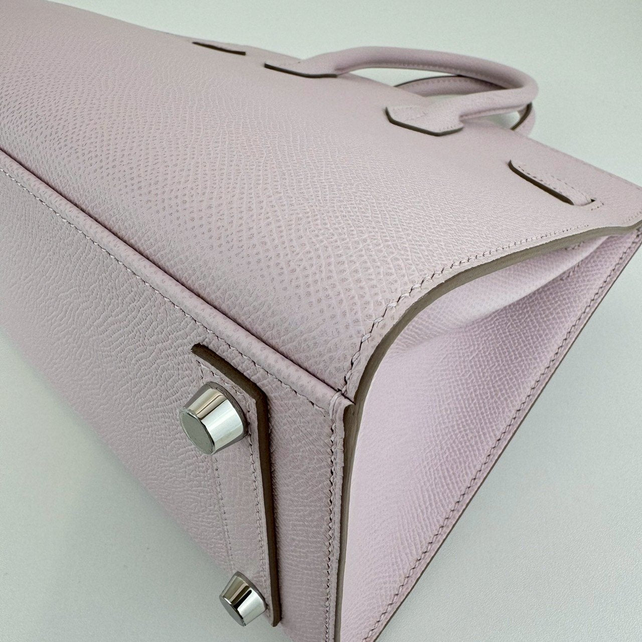 Birkin25 sellier バーキン25 セリエ Mauve pale モーヴペール PHW シルバー金具 Epsom エプソン Stamp-W W刻印