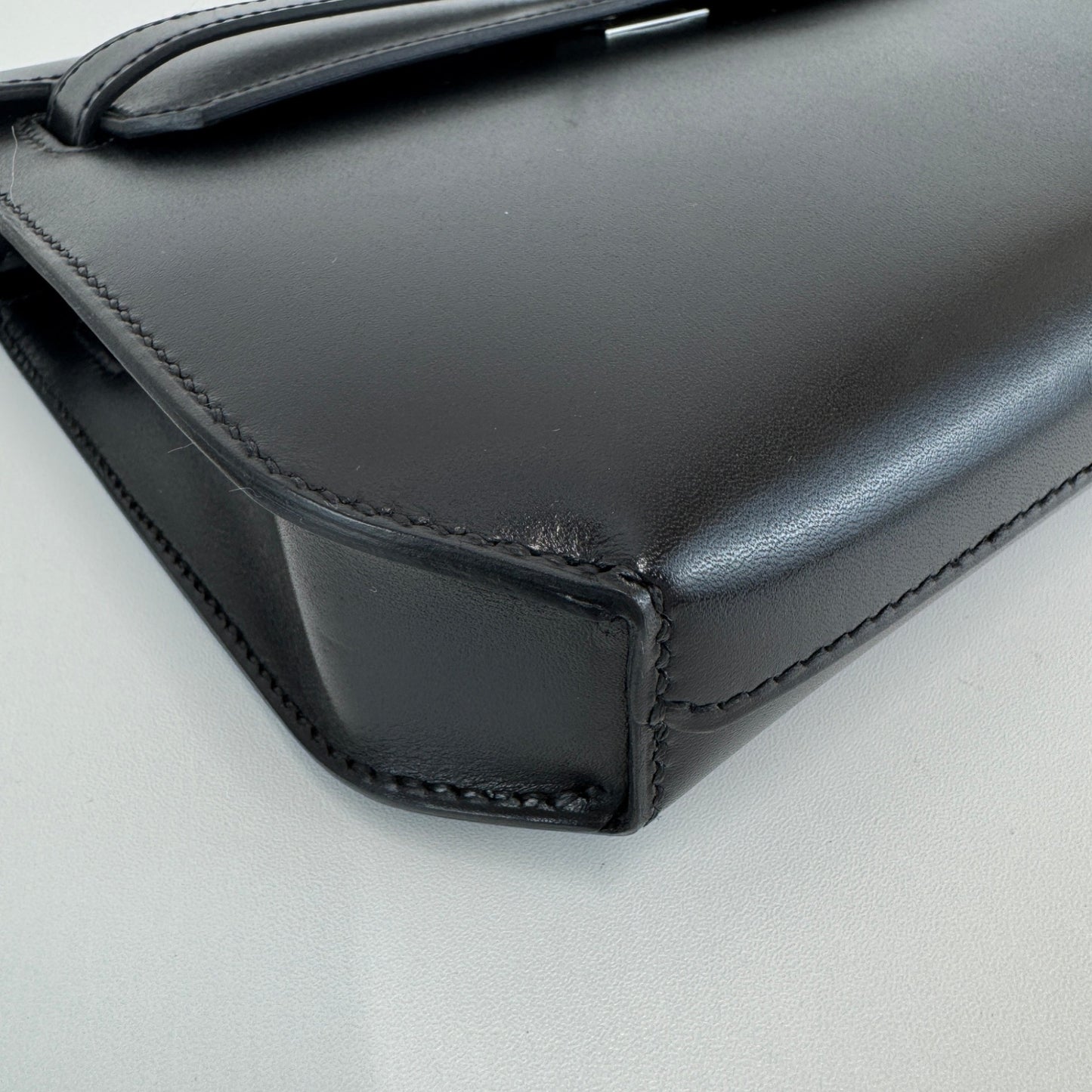 Hermès エルメス Kelly depeche ケリーデペッシュ Stamp-W W刻印 Box calf ボックスカーフ Black ブラック PHW シルバー金具