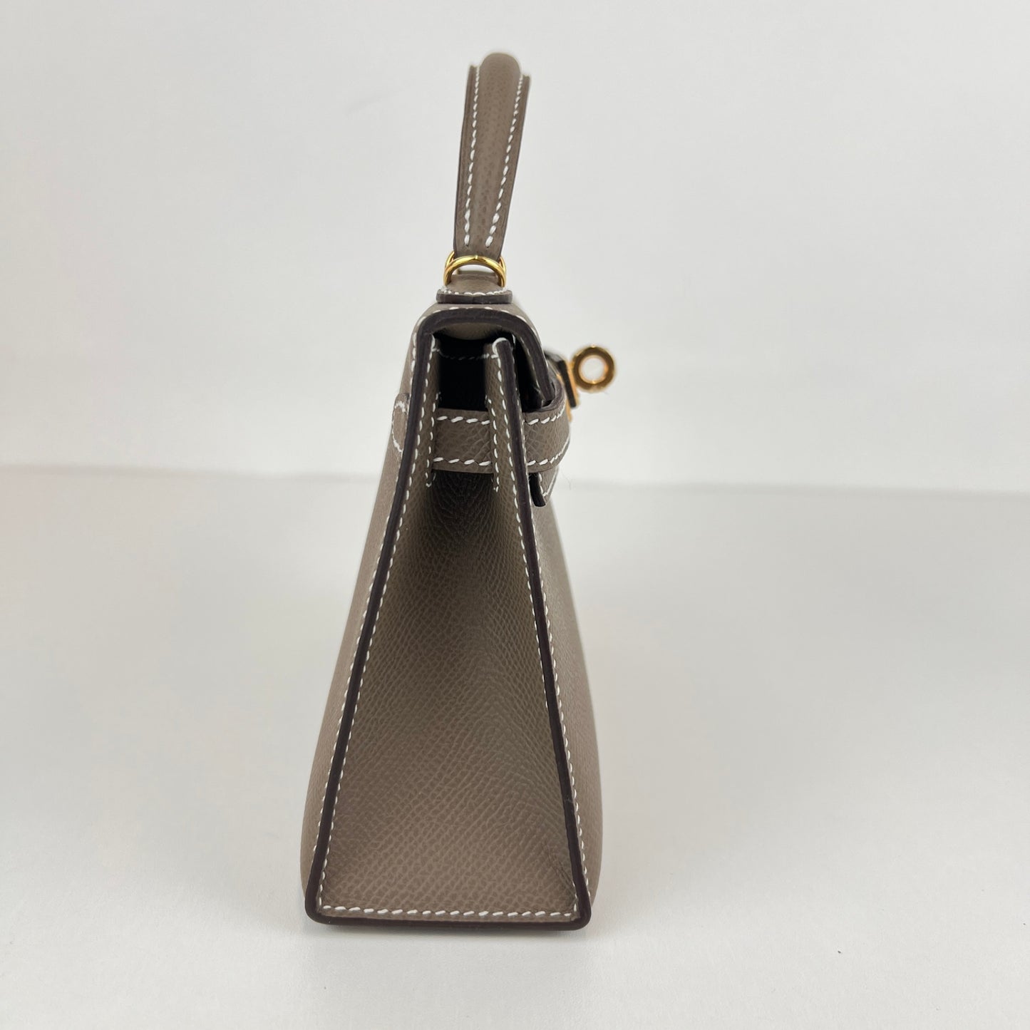 Mini kelly ミニケリー Etoupe エトープ GHW ゴールド金具 Stamp-K K刻印 Epsom エプソン