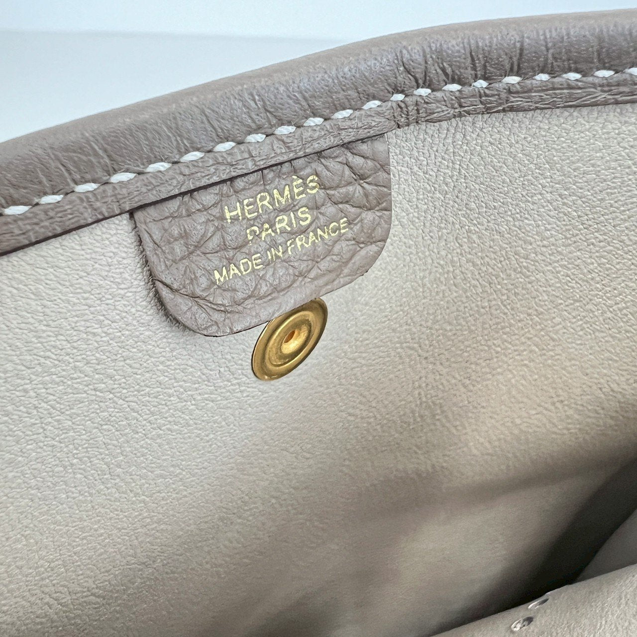 Hermès エルメス Evlyn TPM エヴリンTPM Stamp-B B刻印 Grizzly グリズリー Etoupe エトープ GHW ゴールド金具