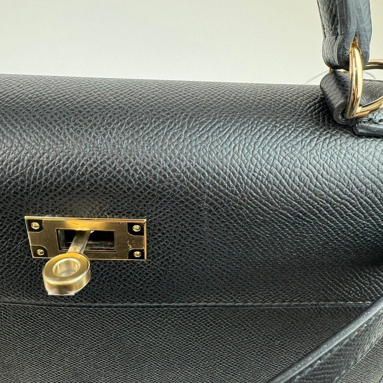 Kelly28 ケリー28 Black ブラック GHW ゴールド金具 Epsom エプソン Stamp-B B刻印