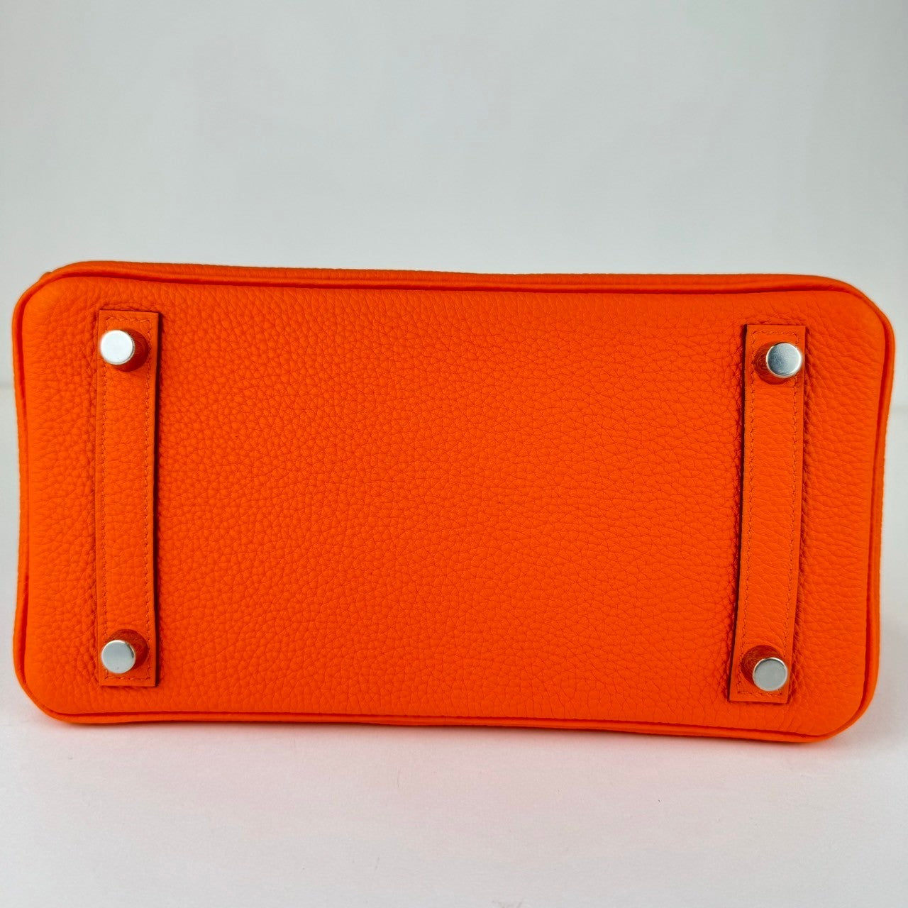 Birkin25 バーキン25 Orange minimum オレンジミニマム PHW シルバー金具 Togo トゴ Stamp-B B刻印