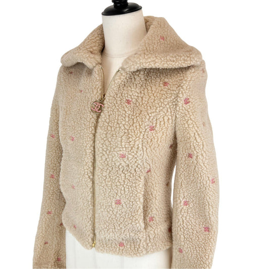 ボアジャケット P76525K10965 Beige ベージュ サイズ34