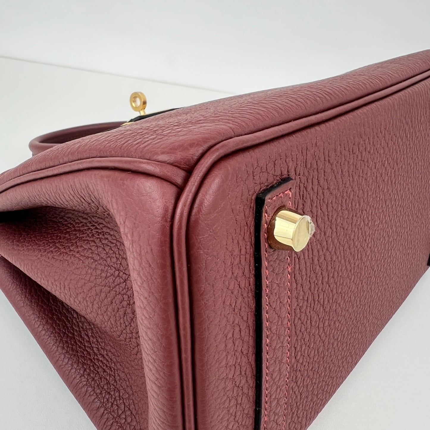 Birkin25 バーキン25 Rouge H ルージュアッシュ YG金具 Stamp-K K刻印 Togo トゴ