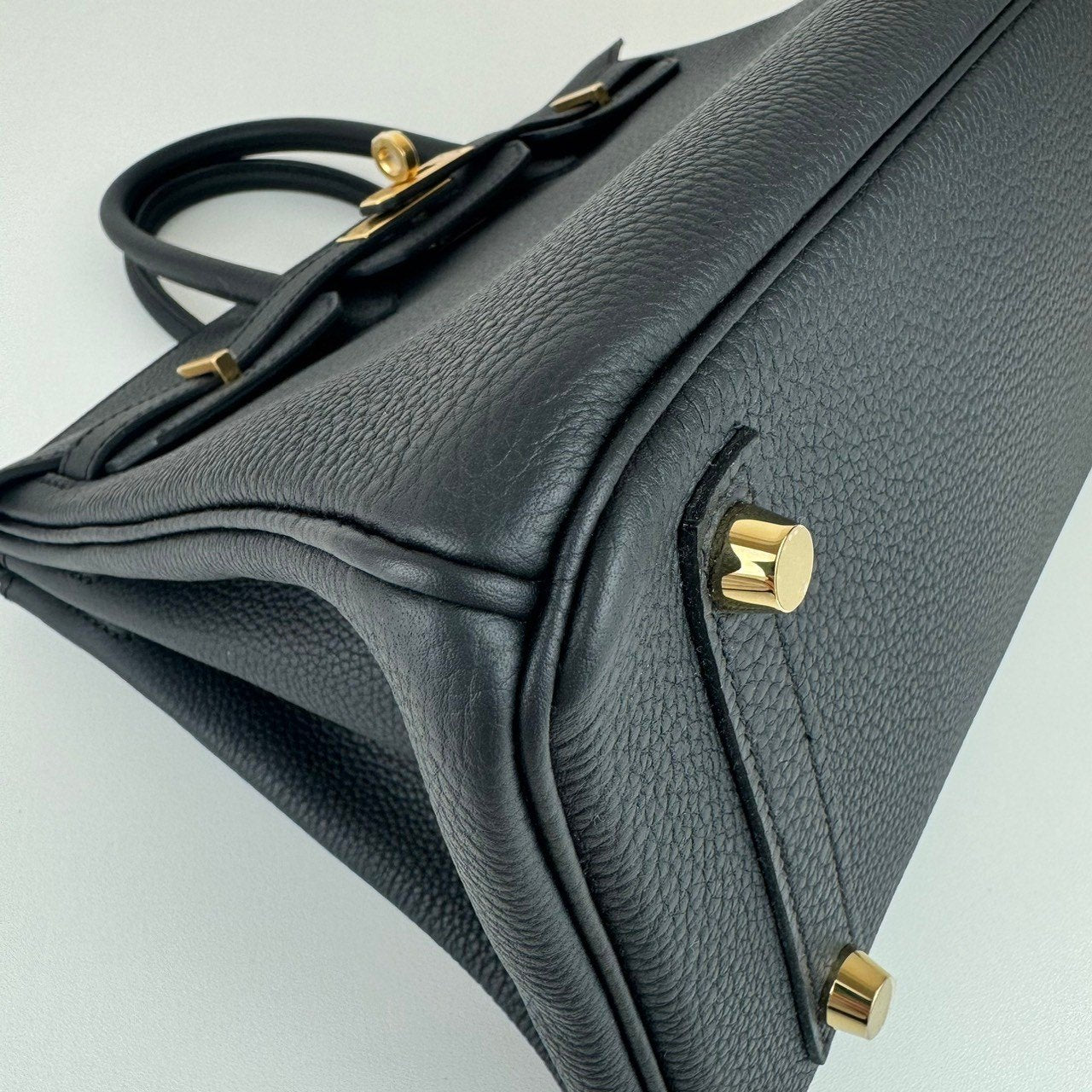 Birkin25 バーキン25 Stamp-W W刻印 Togo トゴ Black ブラック GHW ゴールド金具