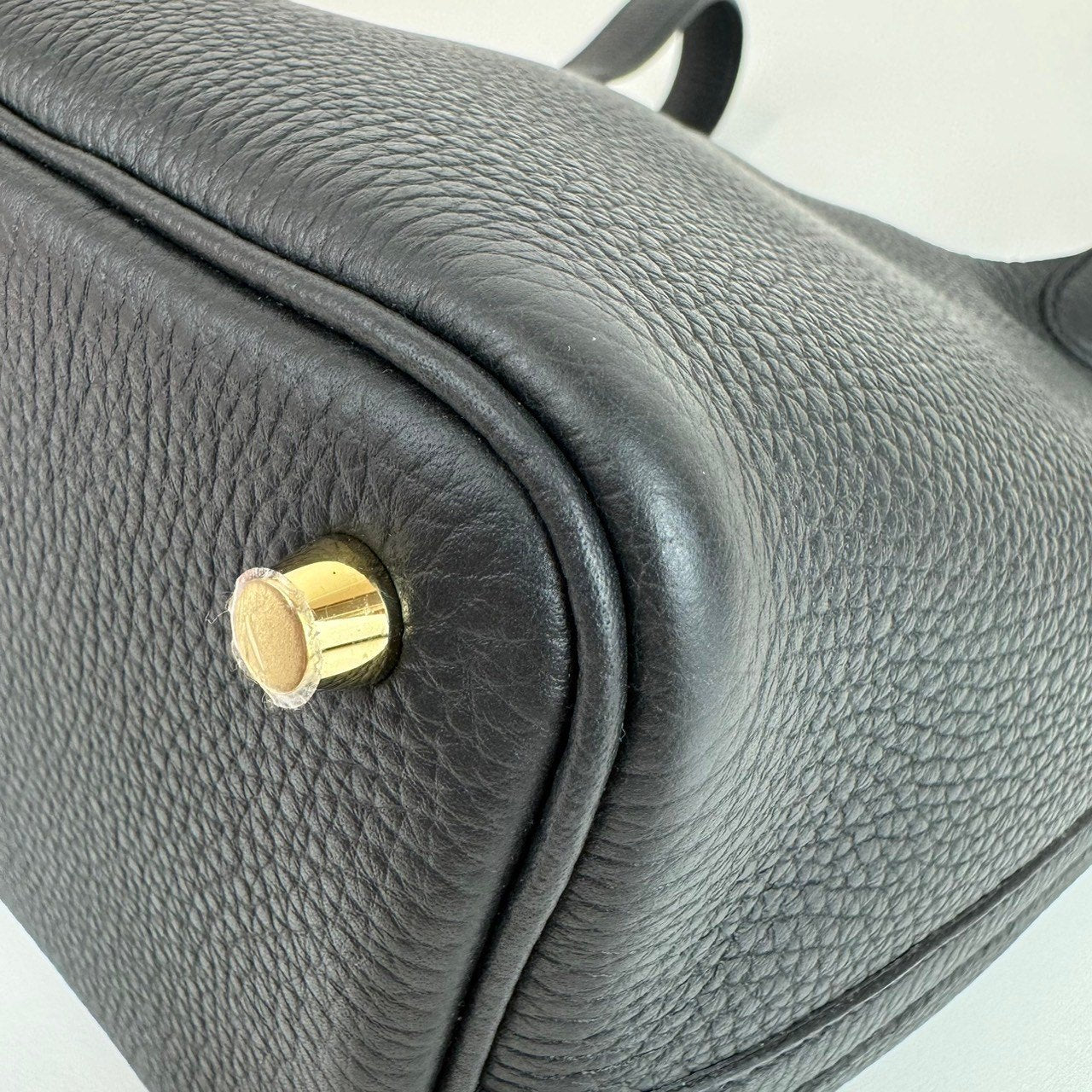 Picotin Lock PM ピコタンロック18 Black ブラック GHW ゴールド金具 Taurillon clemence トリヨンクレマンス Stamp-W W刻印