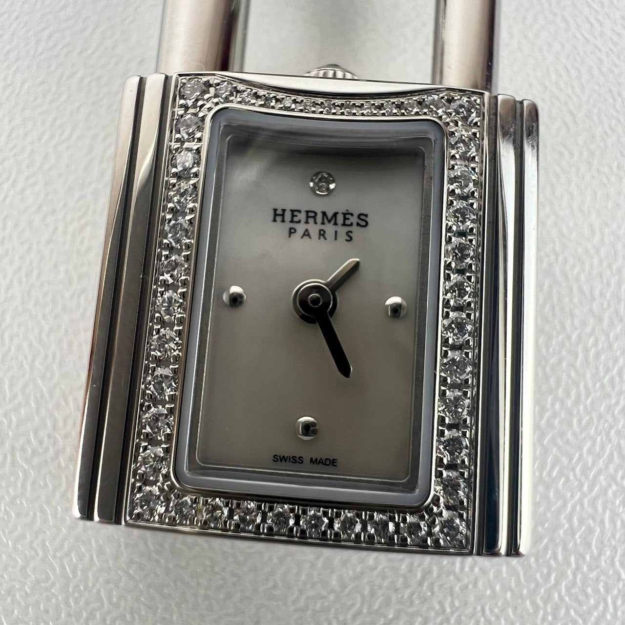 Kelly watch diamond ケリーウォッチダイヤモンド シルバー Box calf ボックスカーフ