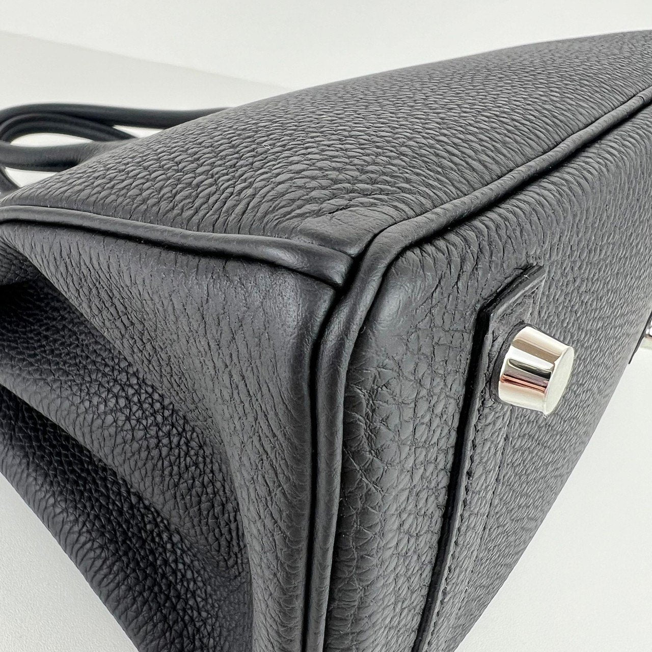 Birkin25 バーキン25 Black ブラック Togo トゴ PHW シルバー金具 Stamp-W W刻印