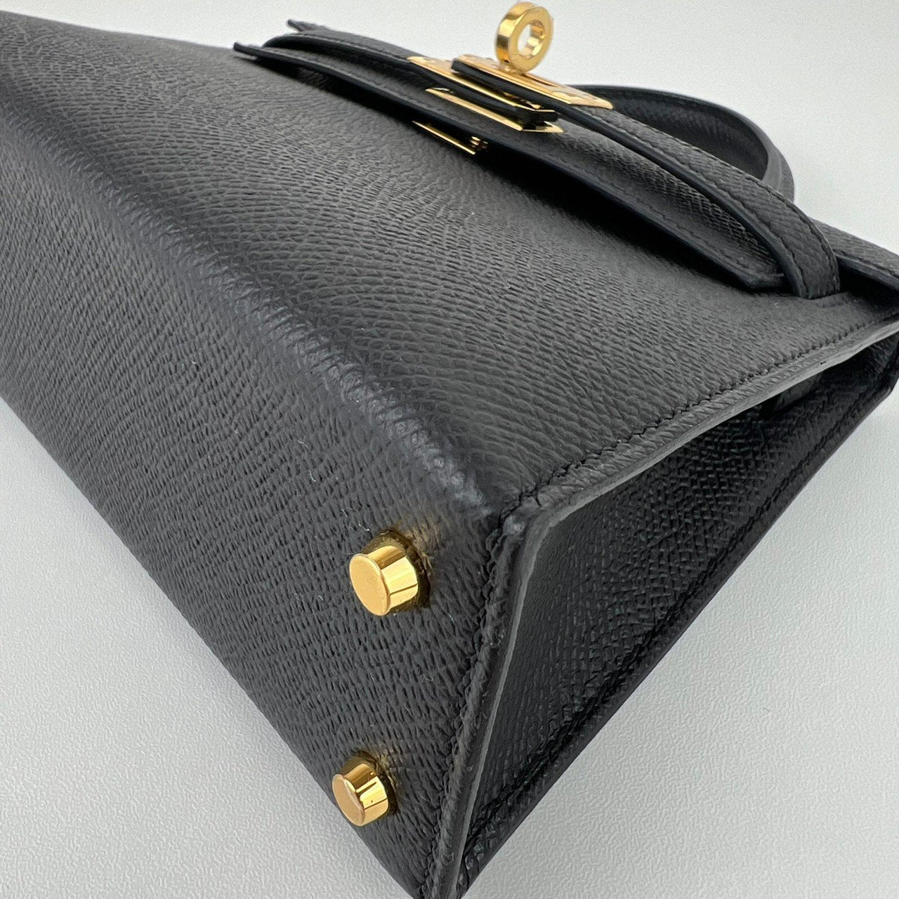 Mini kelly ミニケリー Black ブラック GHW ゴールド金具 W刻印 Epsom エプソン