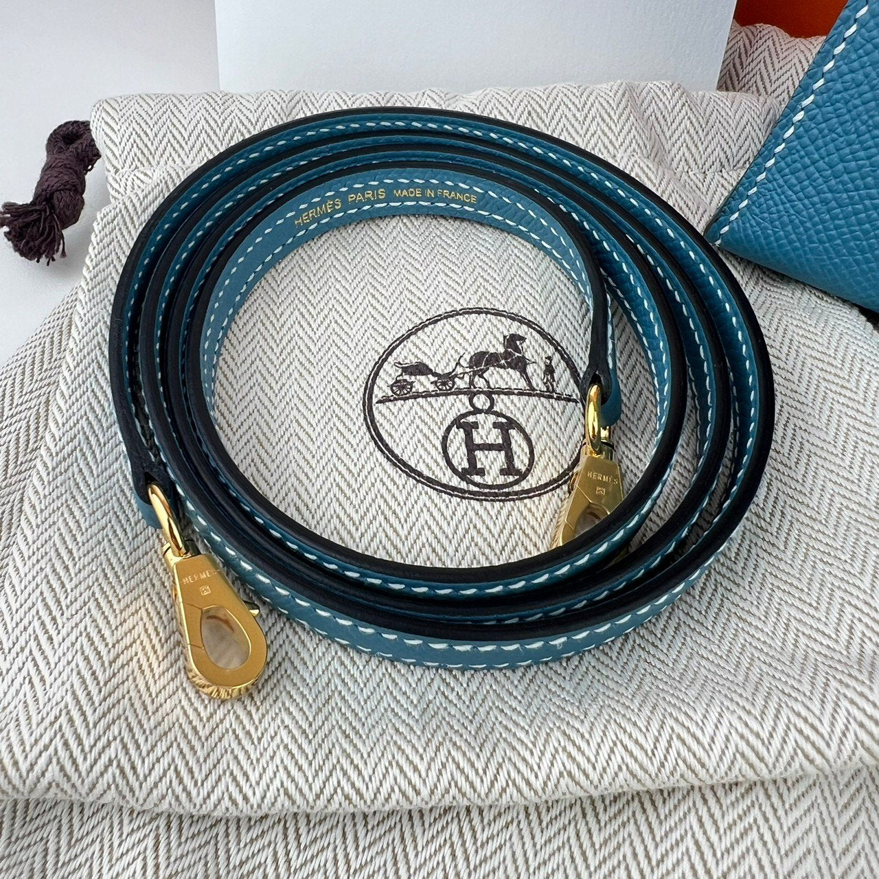 Mini kelly ミニケリー New blue jean ニューブルージーン GHW ゴールド金具 Epsom エプソン Stamp-W W刻印