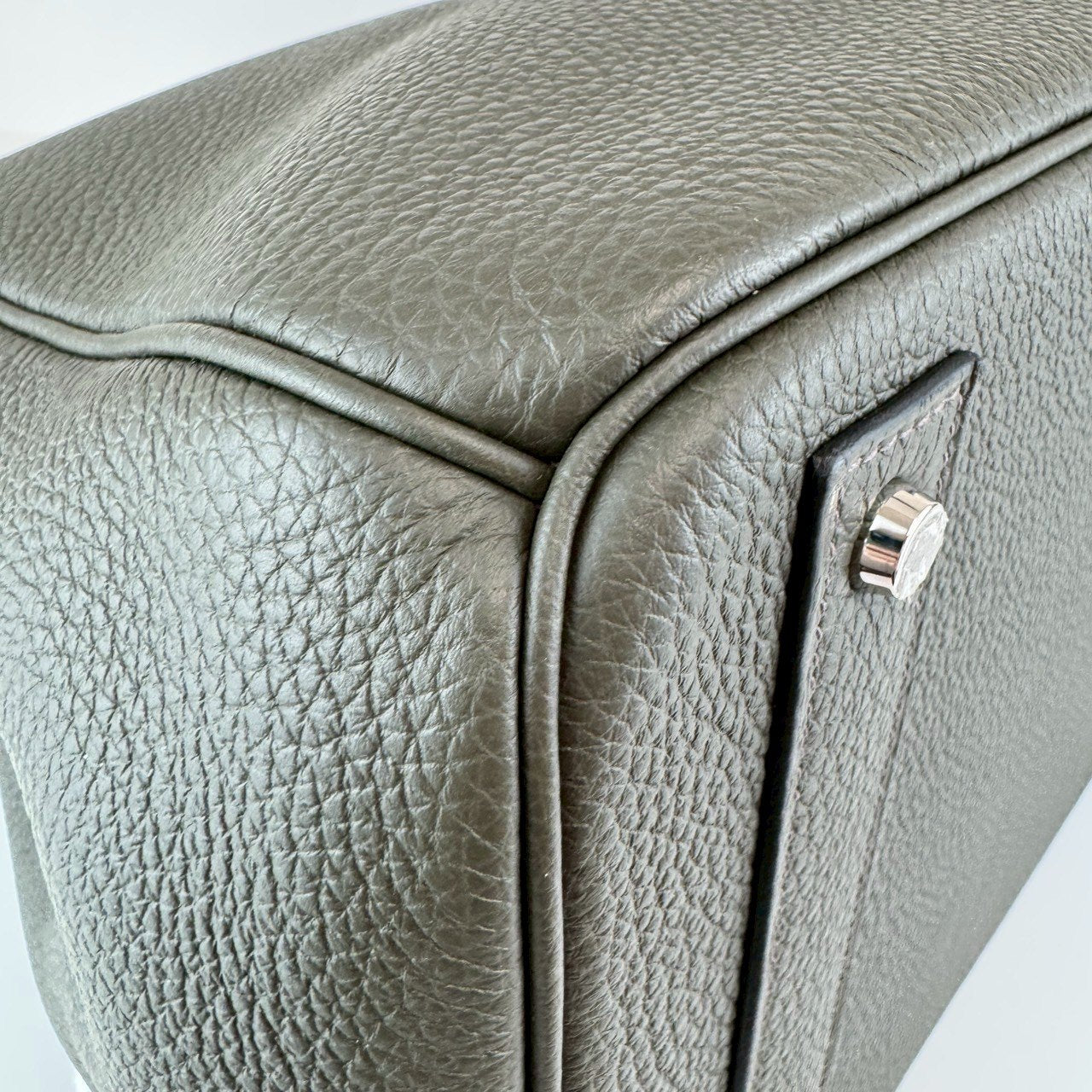 Haut a Courroies オータクロア40 Vert gris ヴェールグリス SV金具 Stamp-U U刻印 Togo トゴ
