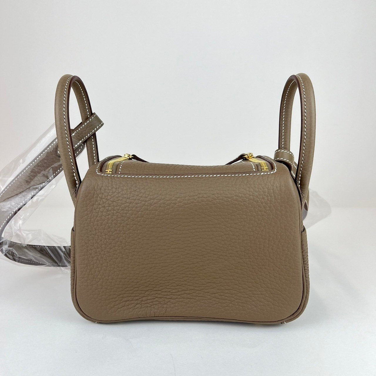 Lindy mini リンディーミニ Etoupe エトープ Taurillon Clemence トリヨンクレマンス GHW ゴールド金具 W刻