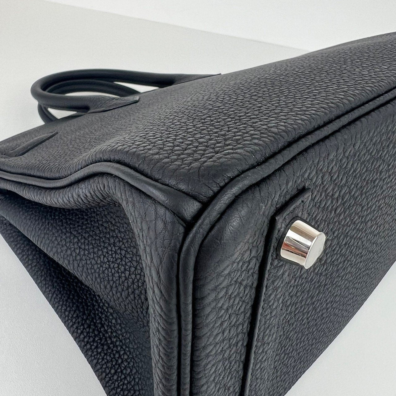 Birkin25 バーキン25 Black ブラック PHW シルバー金具 Togo トゴ Stamp-W W刻印