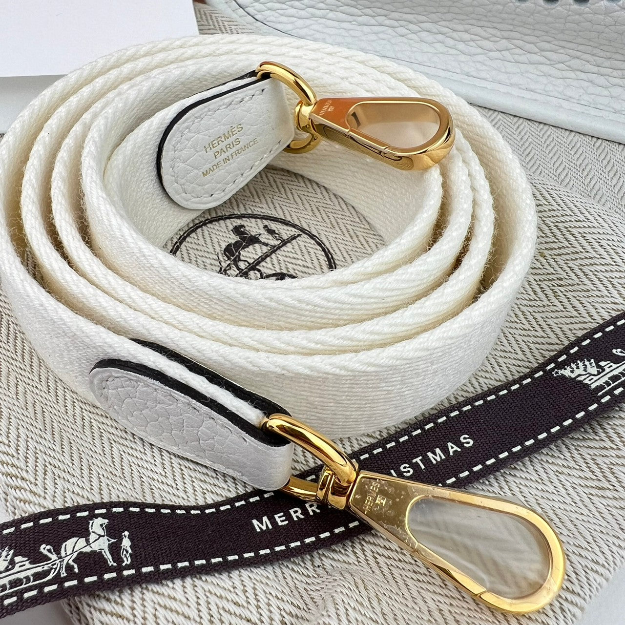 Evelyn TPM エブリン TPM New White ニューホワイト GHW ゴールド金具 B刻印 Taurillon clemence トリヨンクレマンス