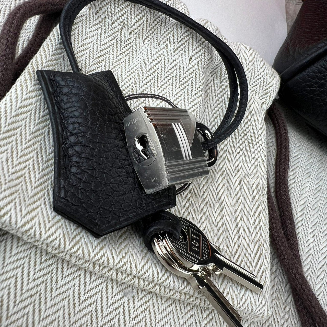 Birkin25 バーキン25 Black ブラック Togo トゴ PHW シルバー金具 Stamp-W W刻印