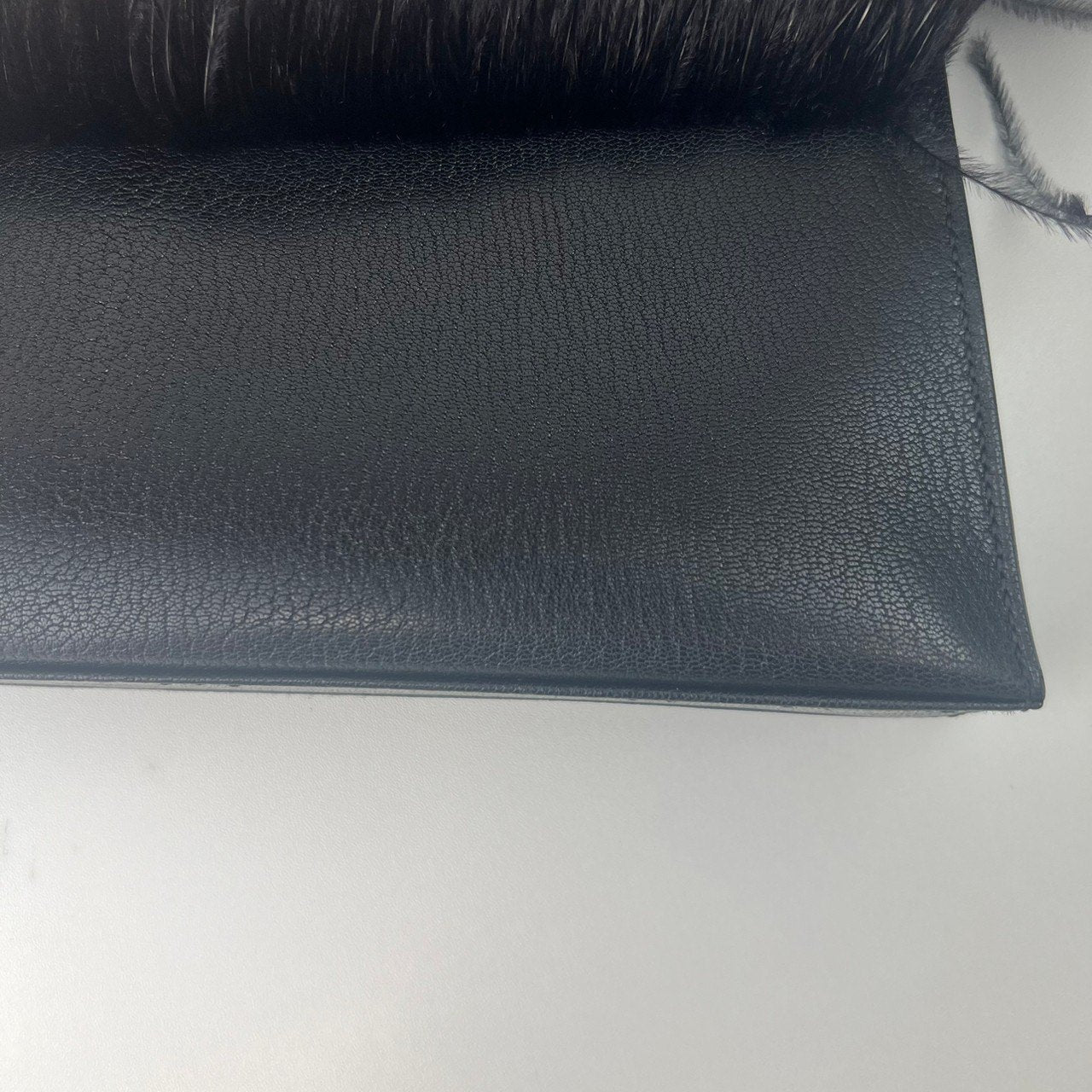 Kelly Elan feather ケリーエランフェザー Black ブラック Madame マダム PHW シルバー金具 Stamp-W W刻印