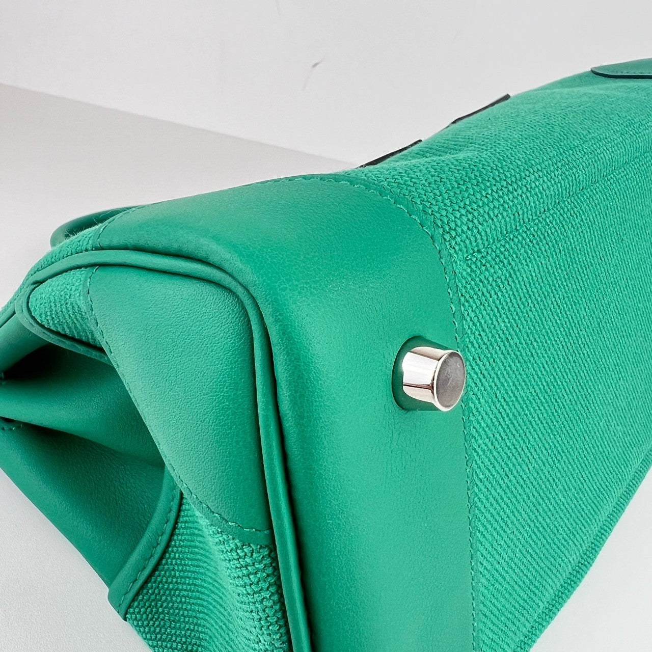 Birkin25 Cargo バーキン25 カーゴ Vert vertigo ヴェールヴェルティゴ W刻印 Toile gieland/Swift PHW シルバー金具