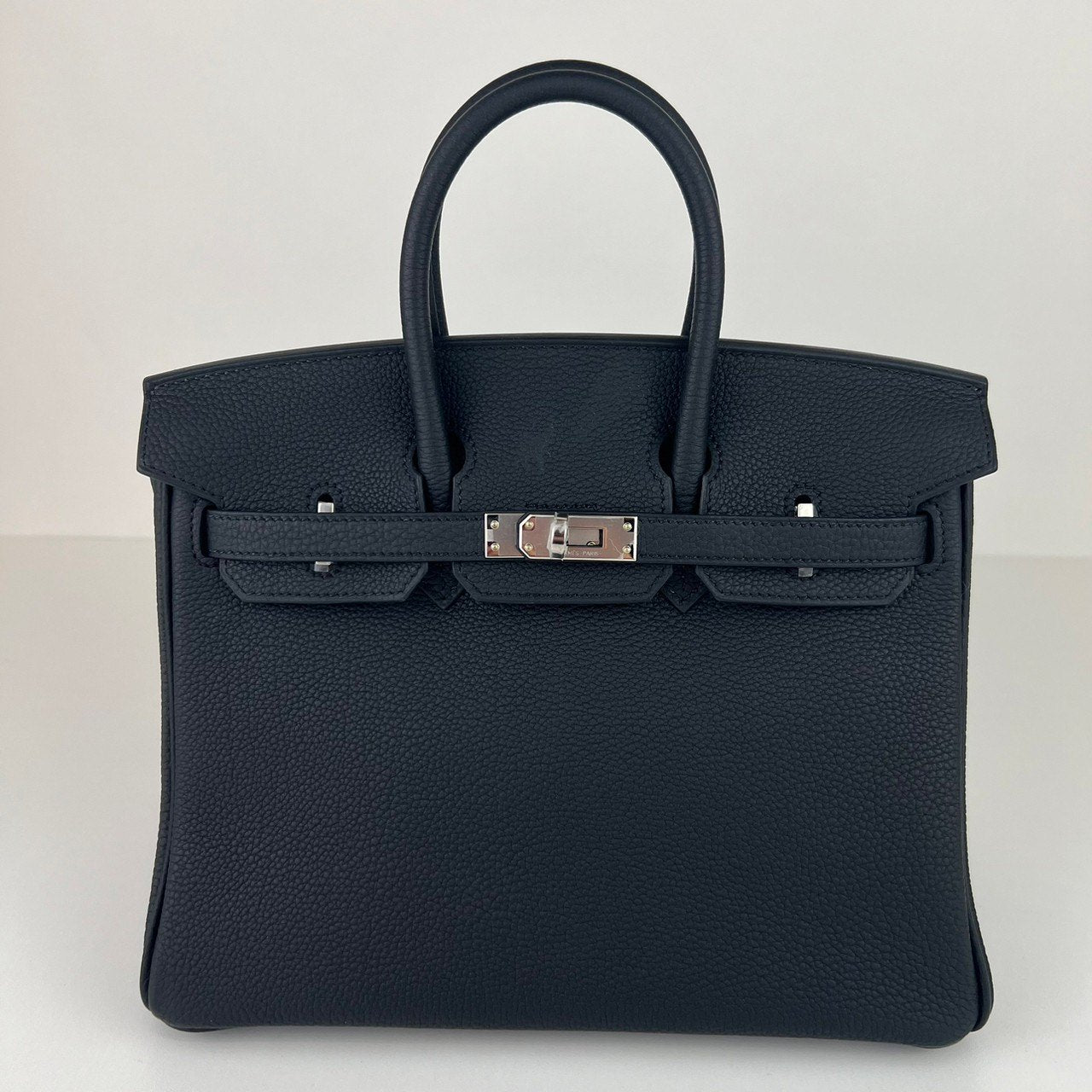 Birkin25 バーキン25 Black ブラック PHW シルバー金具 Togo トゴ Stamp-W W刻印