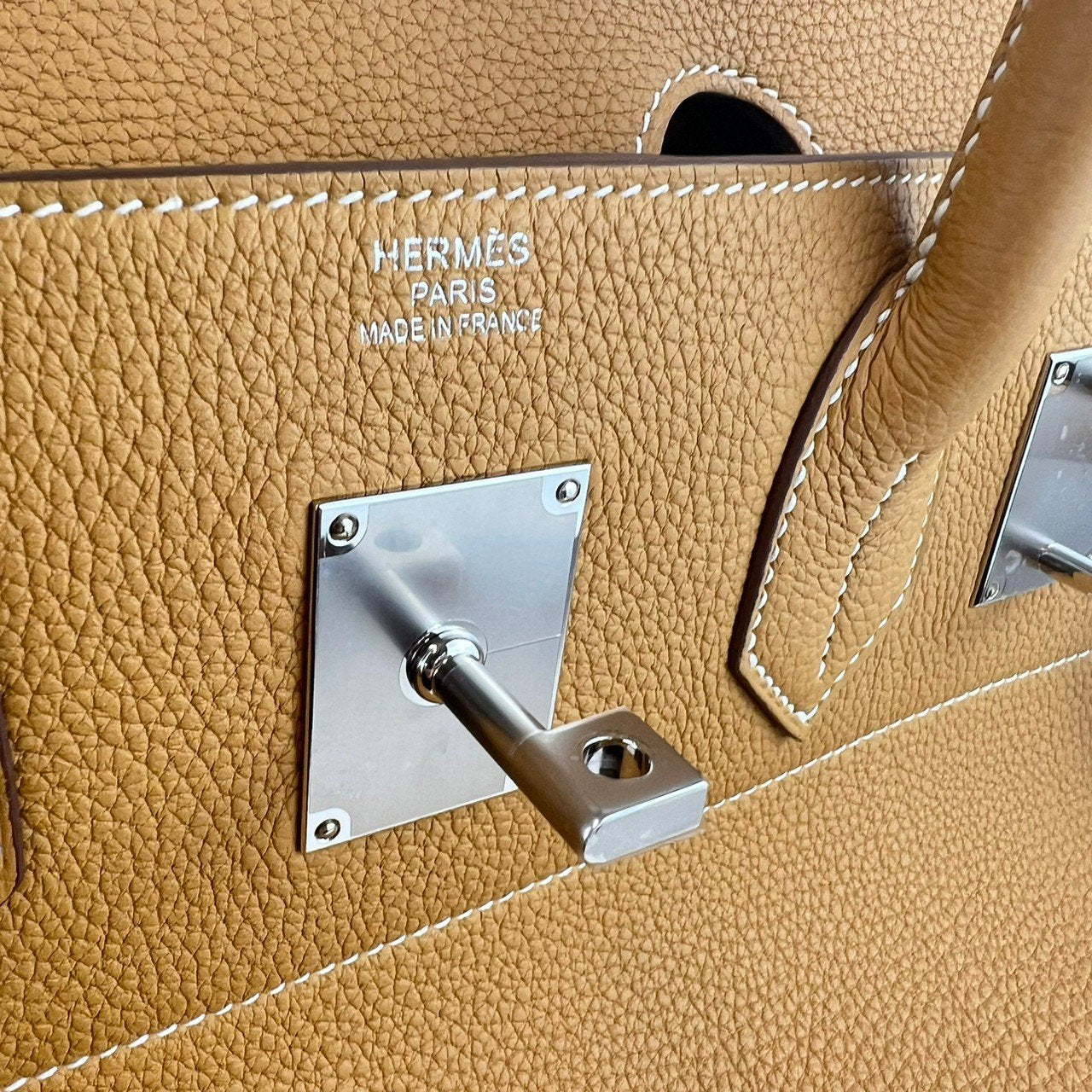 Haut a Courroies 40 オータクロア40 Naturel sable ナチュラルサブレ Togo トゴ PHW シルバー金具 B刻