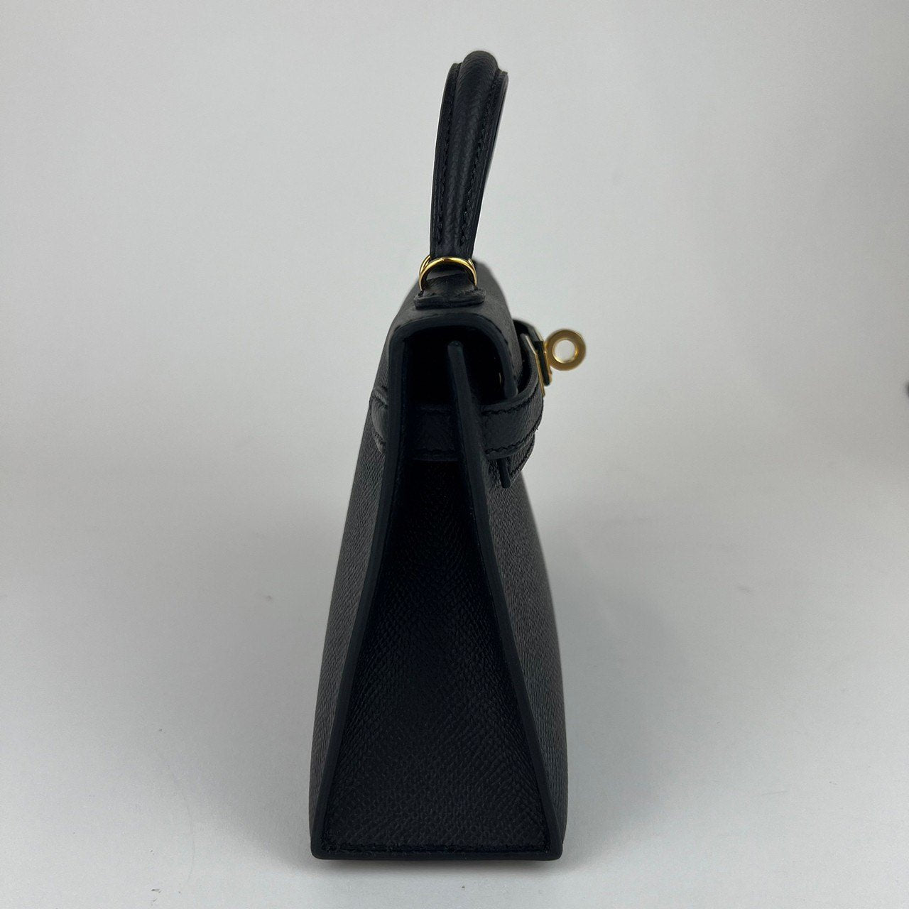 Mini kelly ミニケリー Black ブラック Epsom エプソン GHW ゴールド金具 Stamp-W W刻 レディースバッグ 2wayバッグ ショルダーバッグ ハンドバッグ