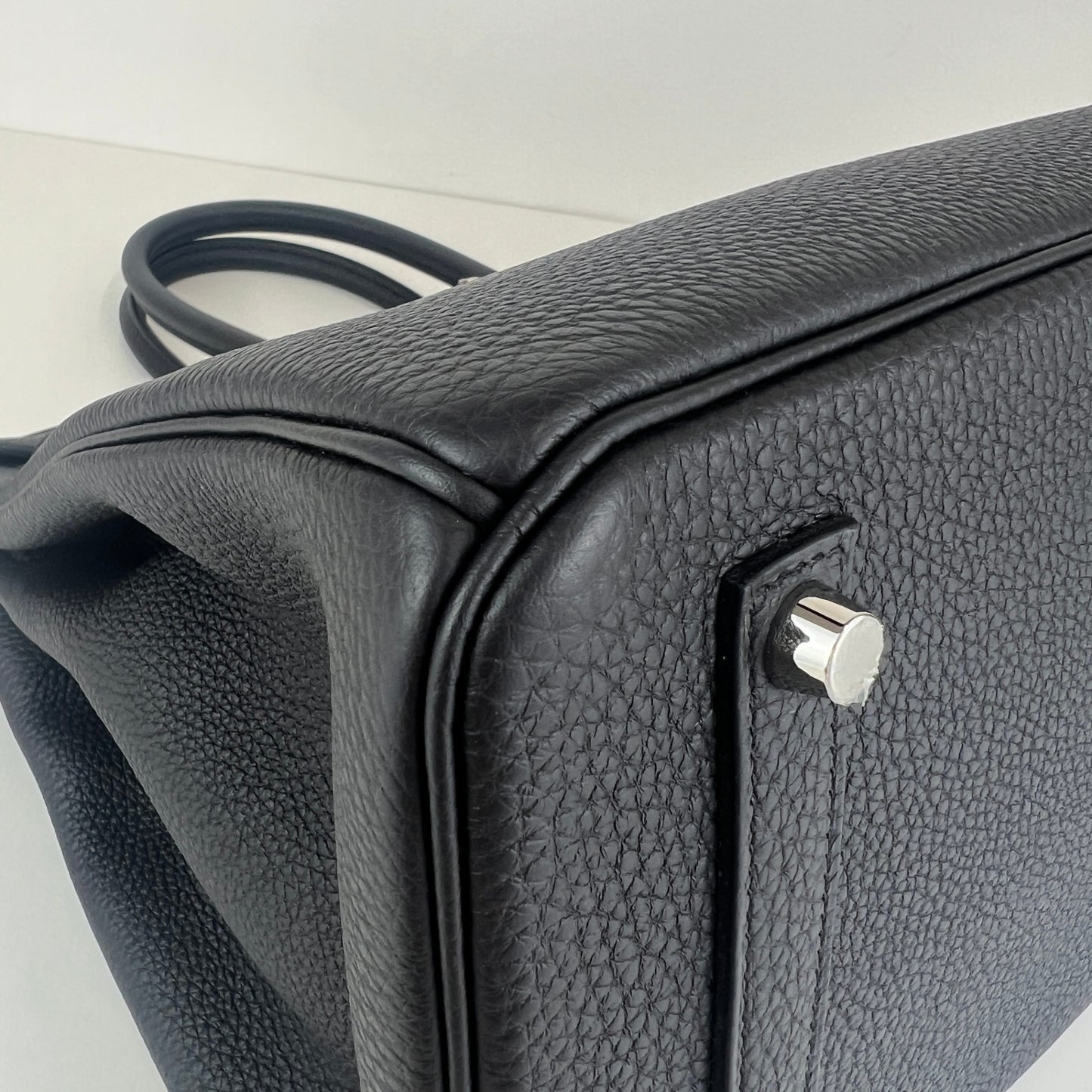 Birkin35 バーキン35 Black ブラック PHW シルバー金具 Stamp-B B刻