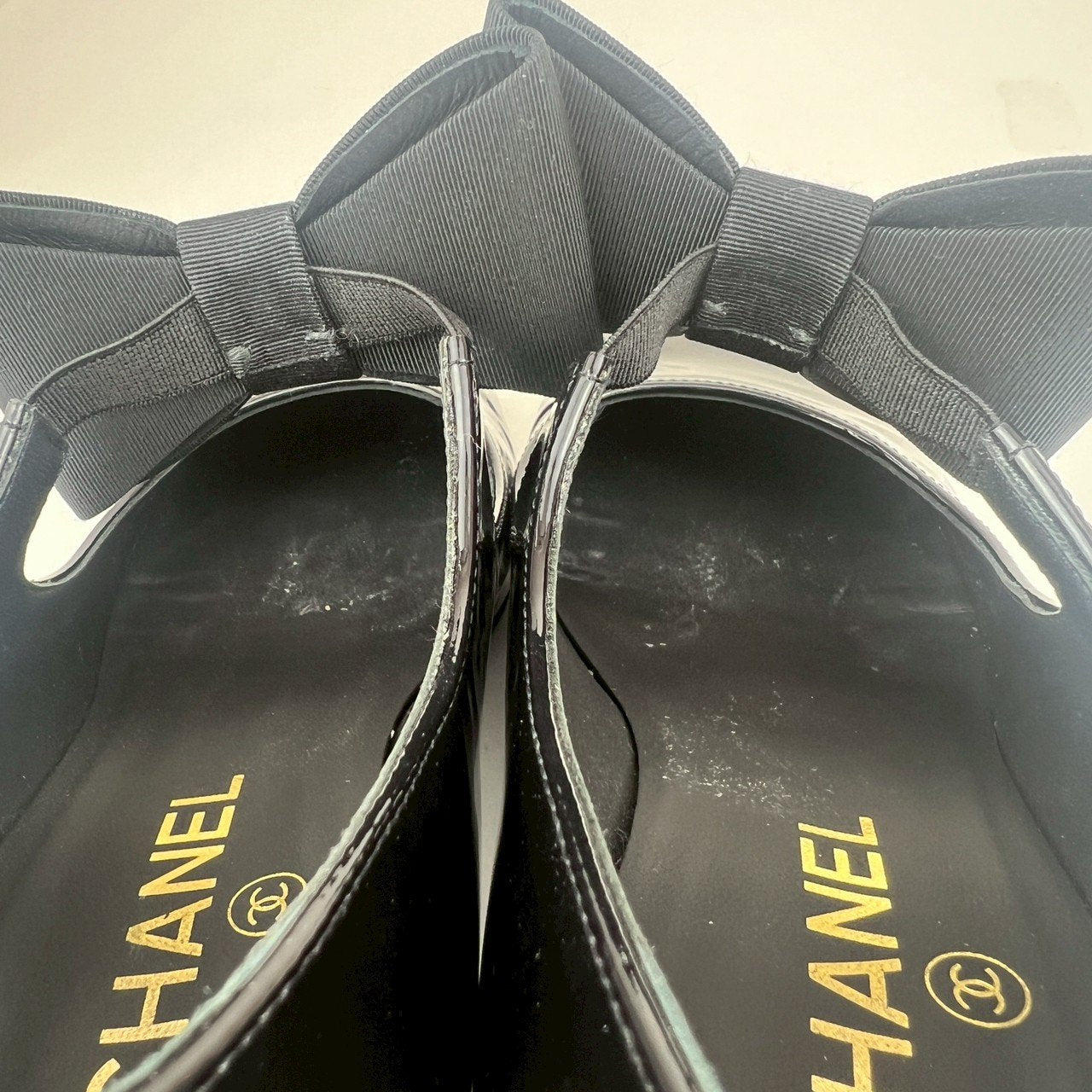 CHANEL シャネル メリージェーン パンプス ココマーク リボン G45356